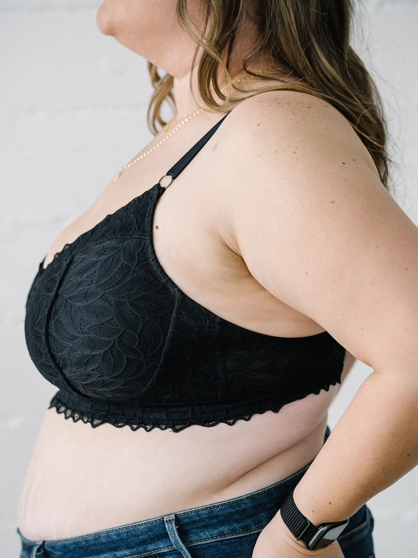 Riley Nursing & Pumping Lace Bralette – Davin and Adley Canada